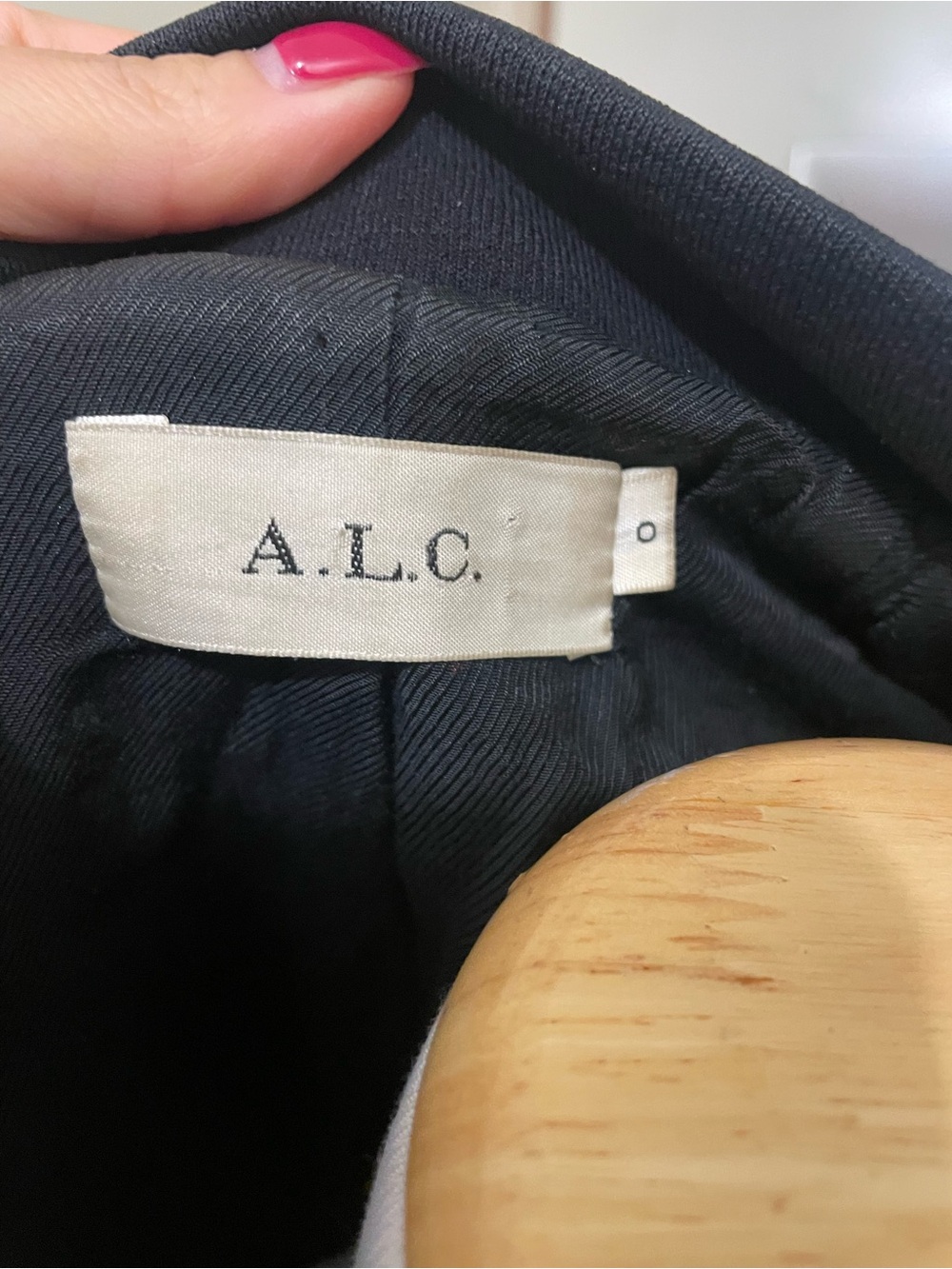 Gorgeous A.L.C. Cream and Black Faux Shearling Bomber Jacket - Picture 14 of 14